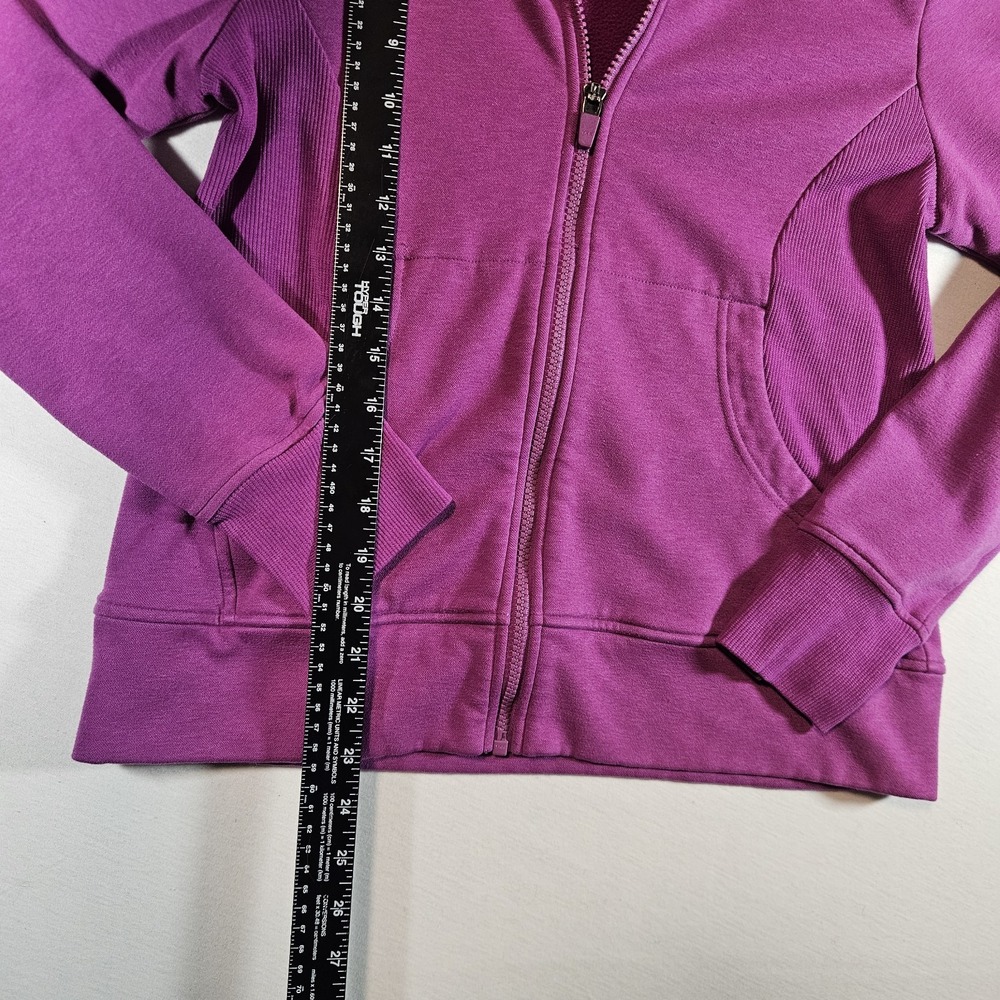 Title Nine Hoodie Women's Sweater Size Small Magenta Performance Stretch - Picture 4 of 5